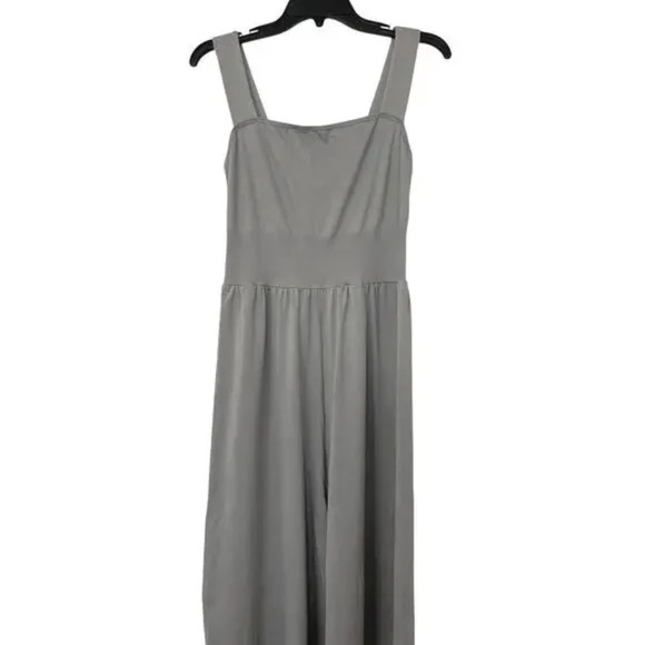 OQQ Women's Romper Sleeveless Square Neck Wide Leg, Sz Small, NWOT - Picture 6 of 7